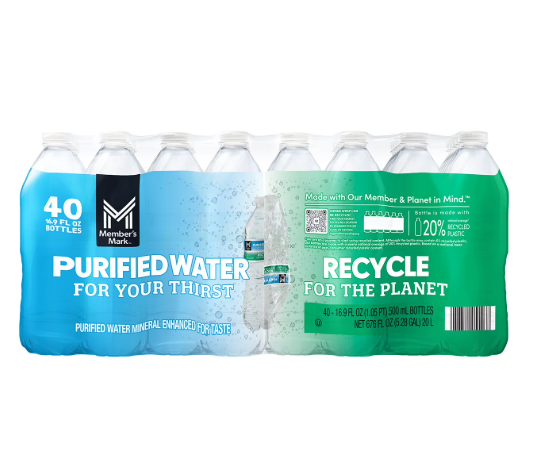 Purified Water 40 Pack